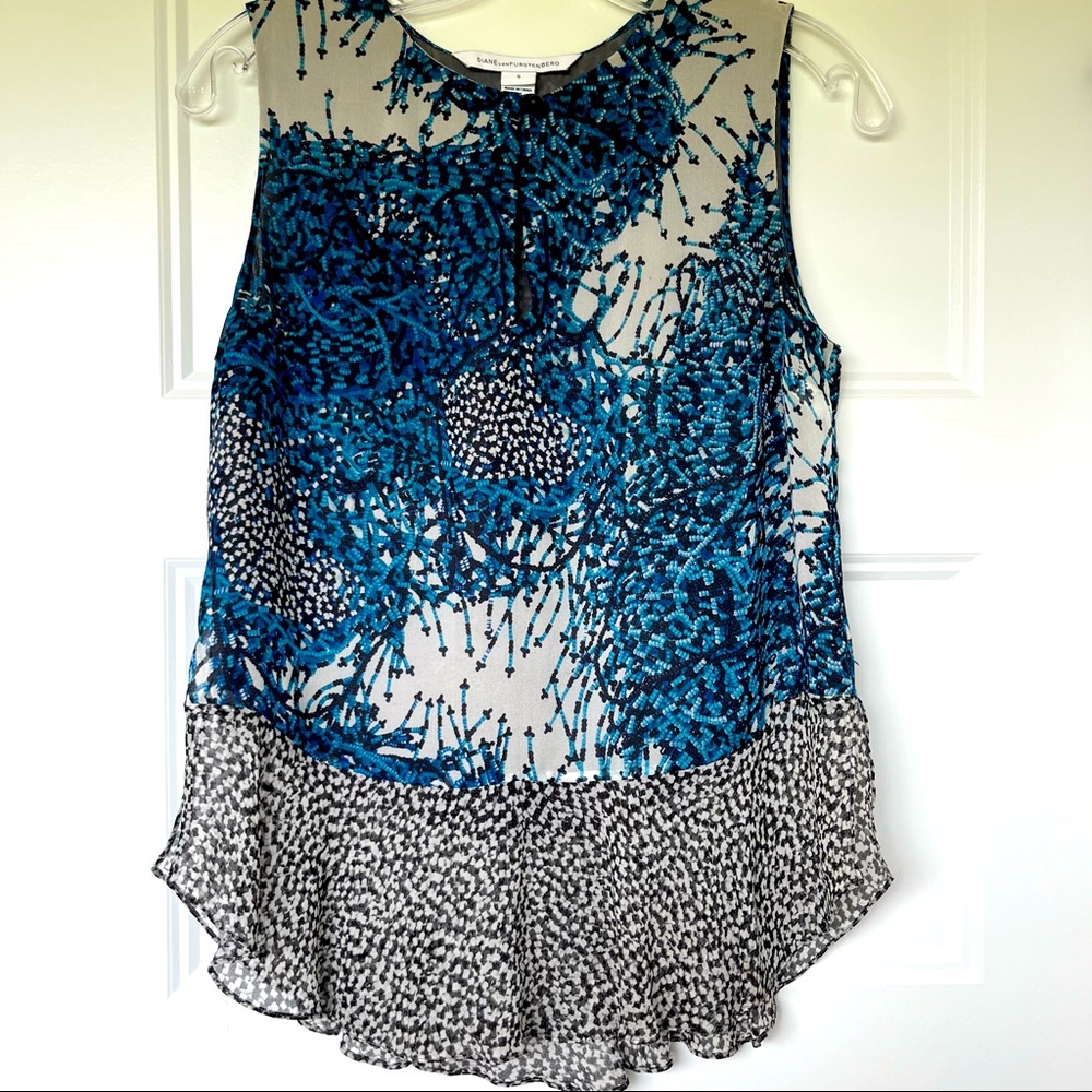 Diane von Furstenberg Sleeveless Top/Blouse
